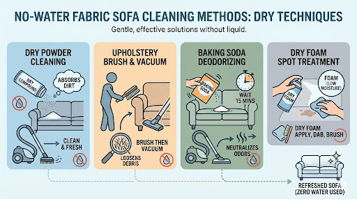  Clean a Fabric Sofa Without Water